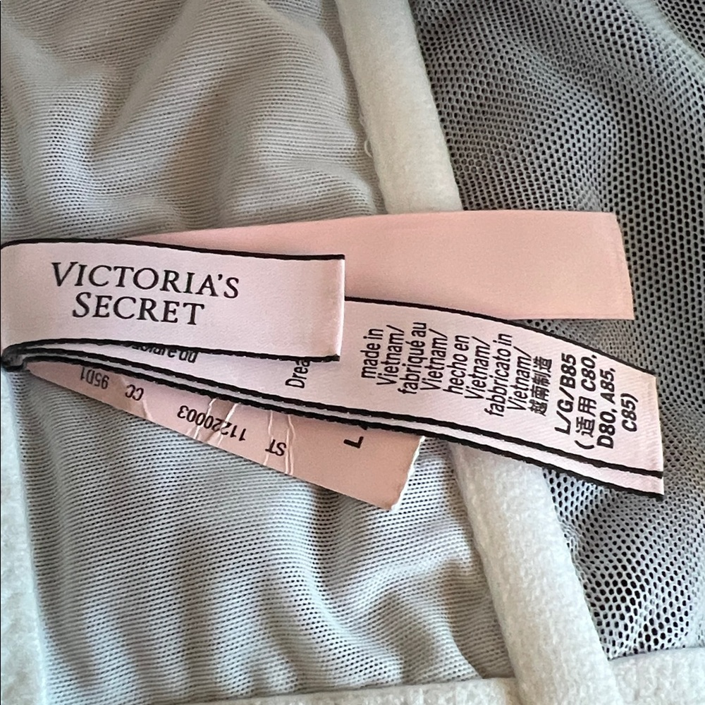 VICTORIA’S SECRET Dream Angels Eyelet Lace Unlined Corset Top Size L - Picture 6 of 10